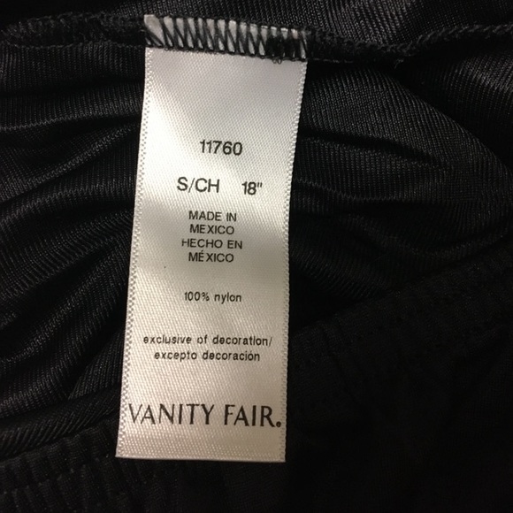 Black vanity fair half slip - Picture 3 of 3